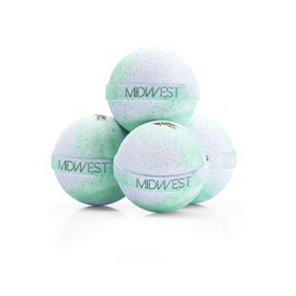 Cucumber Lavender Luxury Bath Bombs -Set of 10 - Extra Large - 4.5oz