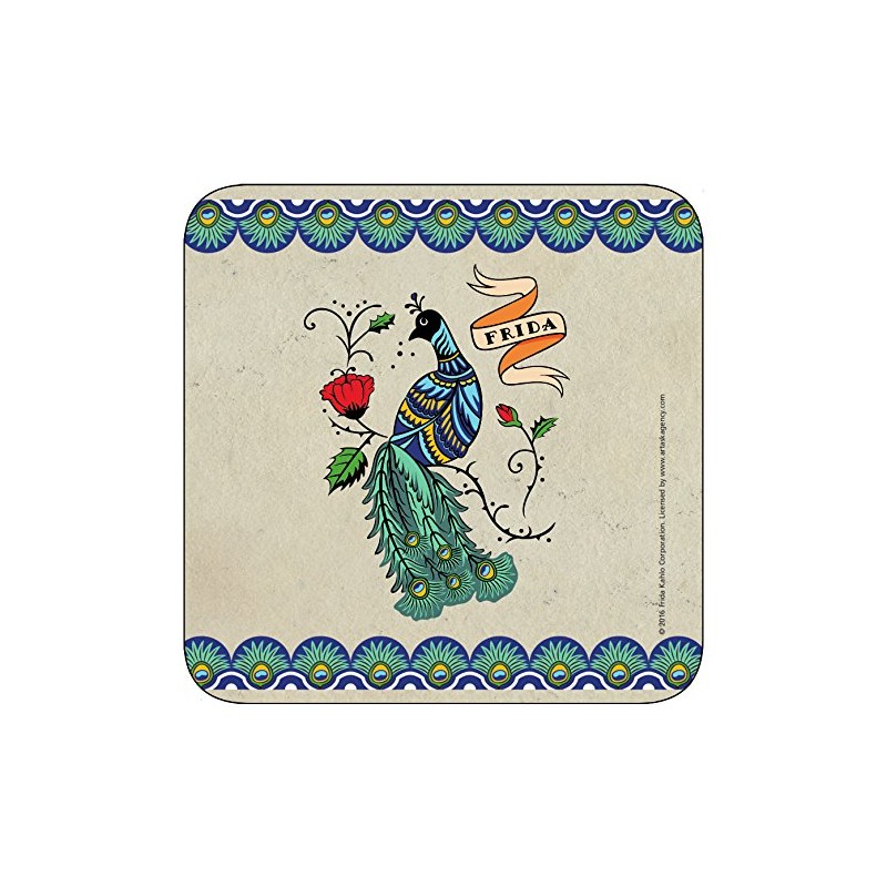 Castle Melamine - Peacock Coasters - Set of 6