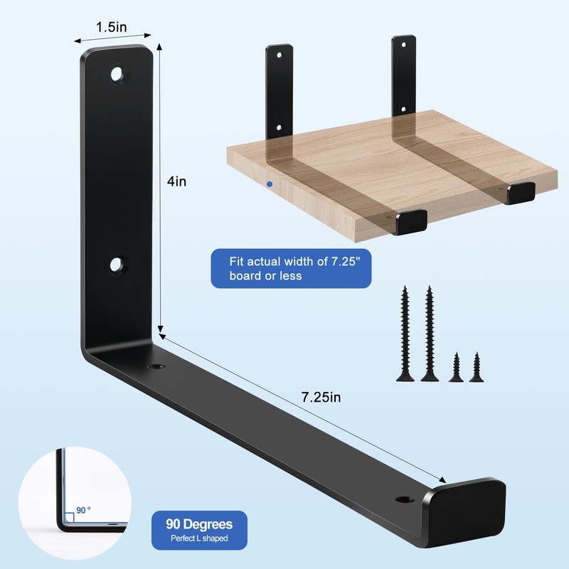 4 Pack - 7.25" L x 4" H x 1.5"