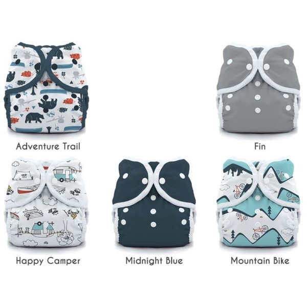 Thirsties Duo Wrap Snap Diaper Package Adventure Trail, One