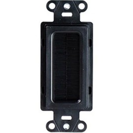 Legrand - OnQ Cable Management Strap, Cable Access Strap With Wall Plate, Cord Management Strap to Easily Hide Low Voltage Cables Behind the Wall, Black, 1 Count, WP1014BKV1