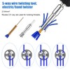 3pcs Wire Twisting Tool, Wire Twisting Spinner with 4pcs Screws,
