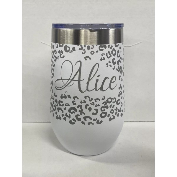 Polar Camel Engraved Cheetah Wrap With Your Name Polar Camel