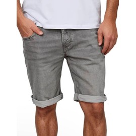 MUSTANG Men’s Chicago Denim Shorts, Regular Fit (Real X) - Light Grey Denim (311), size: 40w