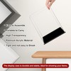 TOP-VIGOR Acrylic Clear Display Case, 30x15x20cm Assemble Dustproof Protection Countertop