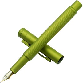 Forest - Pluma estilográfica, hermosa textura de árbol verde, punta media, escritura de oficina