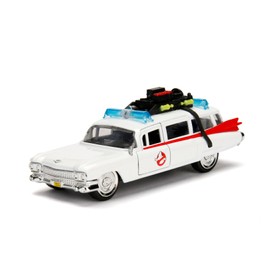 Jada Ghostbusters 1:32 Ecto-1 Die-Cast Car, Toys for Kids and Adults