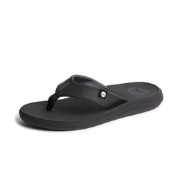Reef Men's Phantom Nias Flip-Flop, Black/Grey, 8