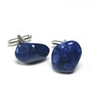 Custom Sodalite Stone Cufflinks - 1 Set