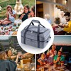 BAGSPRITE Double-Layer Slow Cooker Carrying Bag for 6-8 Quart CrockPot