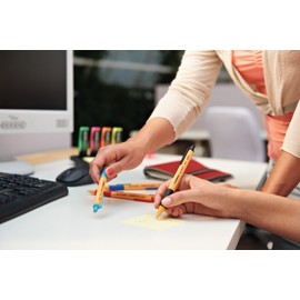 Stabilo Pointball Retractable Ballpoint Pen 79% Recycled Plastic (Box of 10 Blister Packs of 2) Blue/Black