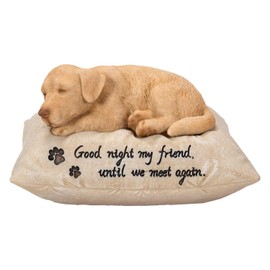 Uvia Memorial Case Sleeping Labrador 14.3x10.3x8.3cm Doll Figure Figurine Animal Garden Decor Realistic Cute Dog Dog H20149