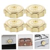 Operitacx 4pcs Gas Stove Control Knobs Replacement for Cooktop Durable