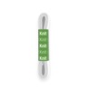 Dritz 9322W Knit Non-Roll Elastic, White, 3/4"