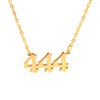 HUTINICE Angel Number Necklace, 444 Necklace Gold Dainty Choker Lucky