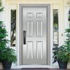 NEWBANG HARDWARE Keyed Door Handleset for Exterior Front Door Aged