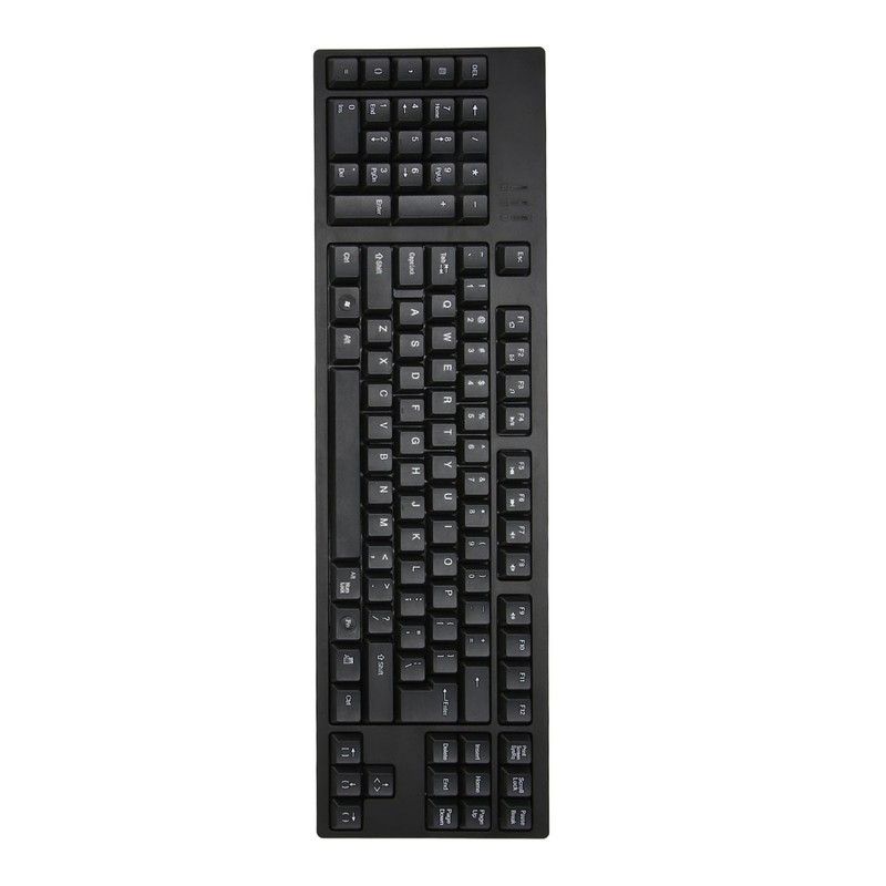 109 Key Left Hand Keyboard USB Wired 2 HUB Keyboard