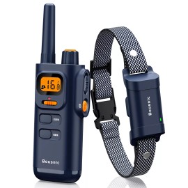 Bousnic Dog Shock Collar with Remote - [New Edition] 4000FT Dog Training Coll