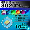 ３０２０ ＳＭＤ ＬＥＤ チップ アイスブルー １０個セット 打ち替え