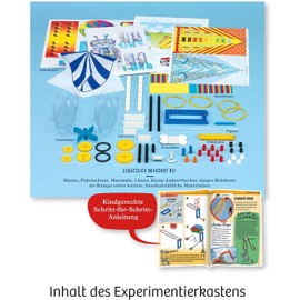 KOSMOS 602291 My First Experiment Box Technology - Very Simple, Playful Experiments for Small Researchers, Experiment Box for Children from 5 to 8 Years