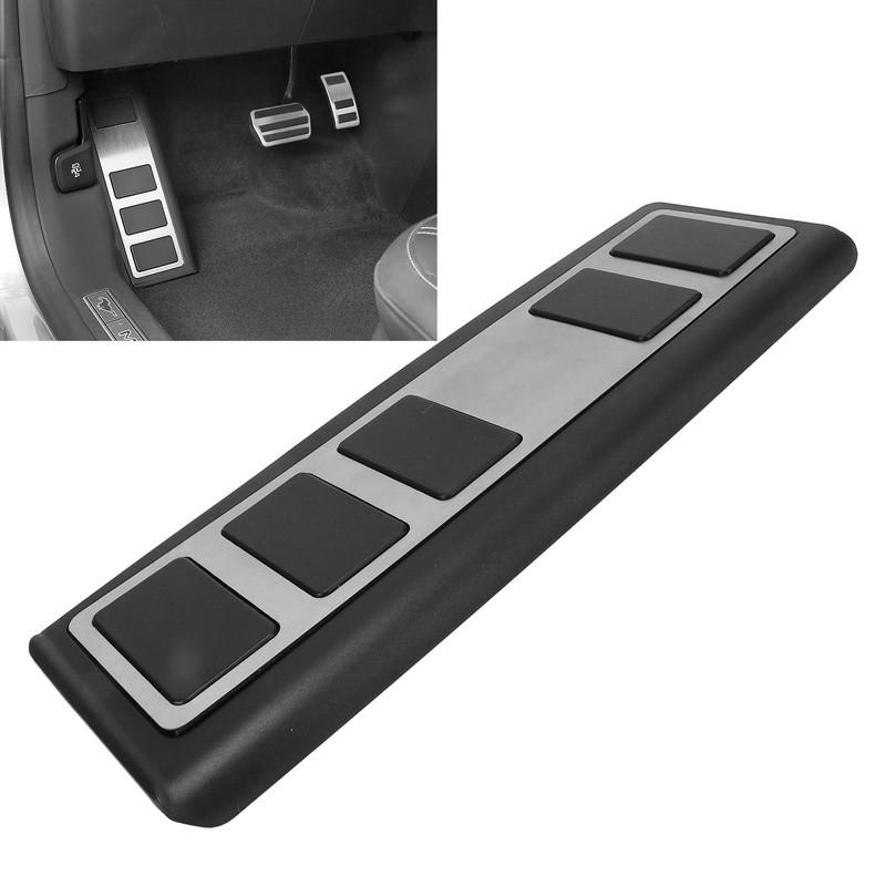 Footrest Pedal Stainless Steel Rest Pedal Cover Replacement for Ford