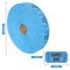 L LIKED 2000 Blue Raffle Tickets with Perforations and Consecutive