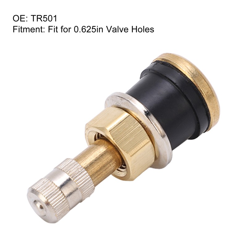 10 Pcs Brass Valve Stem TR501 High Strength Tubeless Truck