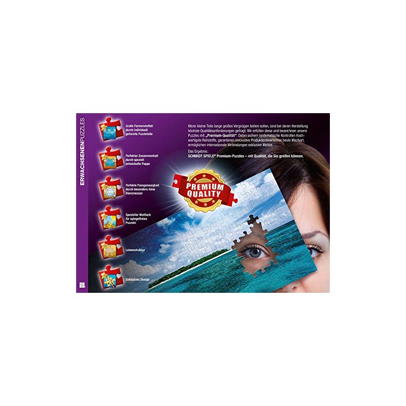 Schmidt Spiele 59760 Romantic Bavaria, Rothenburg ob der Tauber, 1000