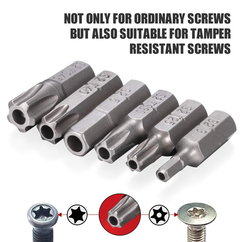 ARUCMIN 214-Piece Screwdriver Bit Set S2 Steel Drill bit set