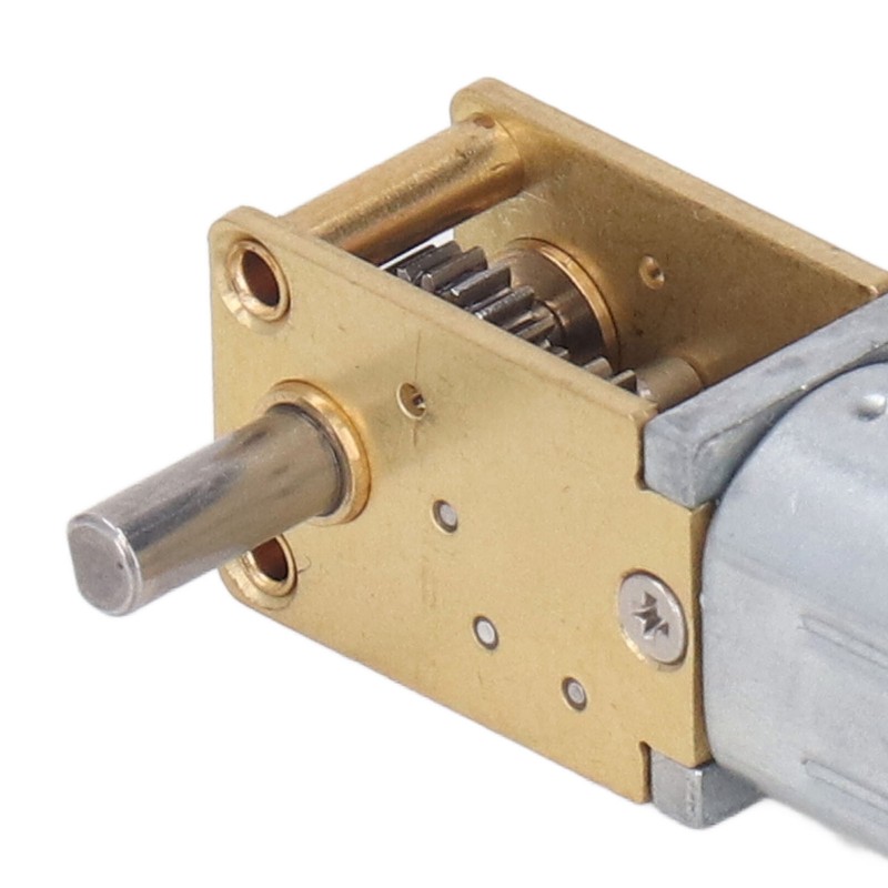 12V DC Geared Motor with Fixed Base Single Shaft Brushed