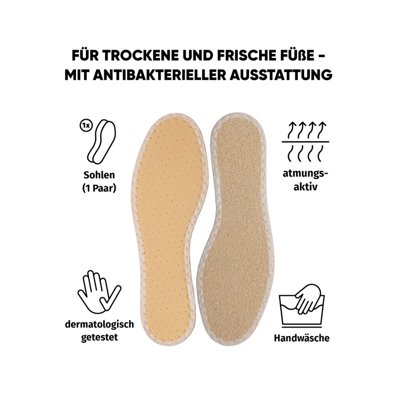 Bama Sun Color, Unisex Insoles with Silver Ions - Yellow,