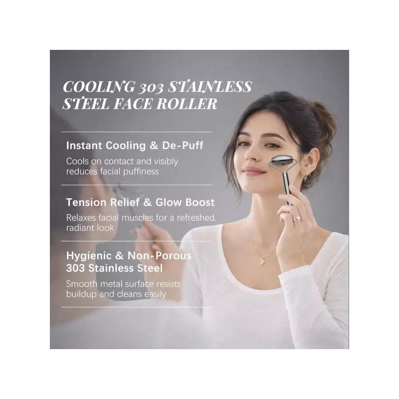 Please Refer to Product Description 303 스테인리스 스틸 페이스 롤러