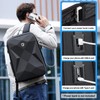 FENRUIEN 17 Inch Laptop Backpack for Men,Waterproof Anti Theft Computer