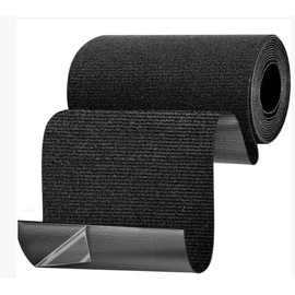 BOYIFEIJIE Textilklebeband Wasserdicht, Selbstklebendes Stoffklebeband 10×200 cm für Zelt Flicken, Gewebeband zur Möbelreparatur, Cabrio Verdeck Reparatur Set, Sofa, Vorhänge, Outdoor, Schwarz