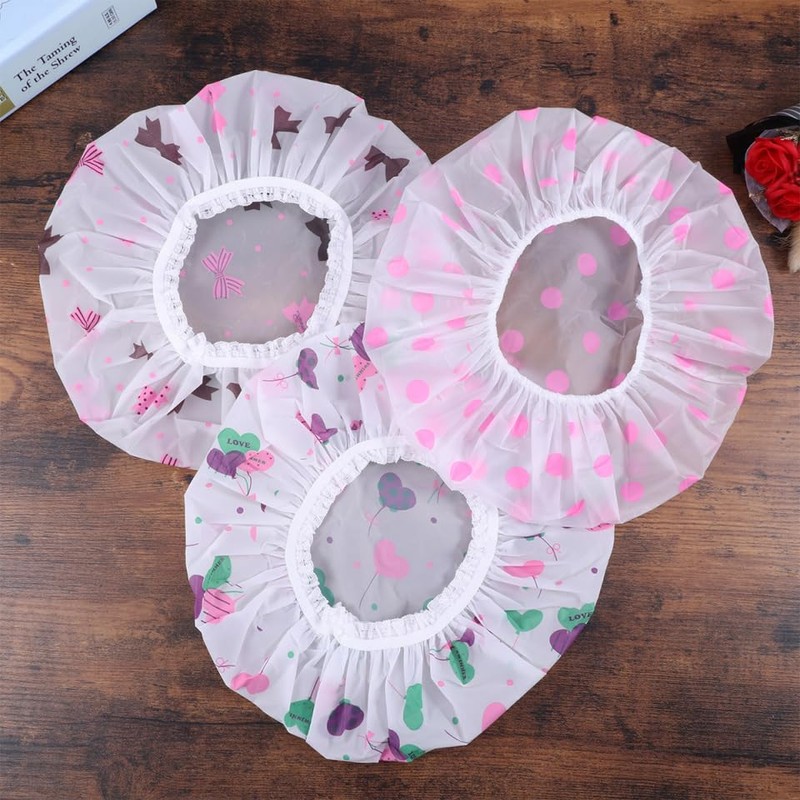 FOMIYES Gorros De BañO Mujer Reutilizables - Gorro De Ducha