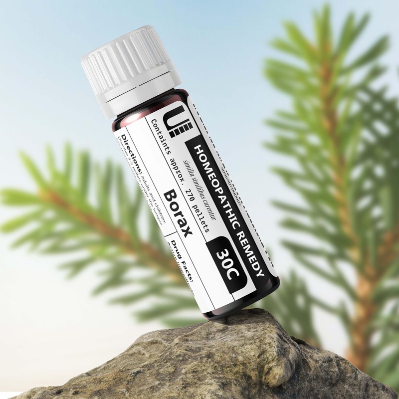 Borax 30C Homeopathic Remedy, 270 Pellets