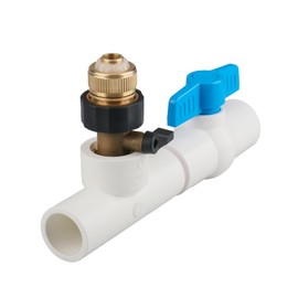 AC Drain Line Cleaner Tool,AC Drain Line Unclogger, Can Quickly and Thoroughly Clean The Condensate Drain Line (With Water Pipe Adapter)