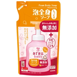 arau. Baby Full Body Foam Soap, Refill, Moist 13.5 fl oz (400 ml)