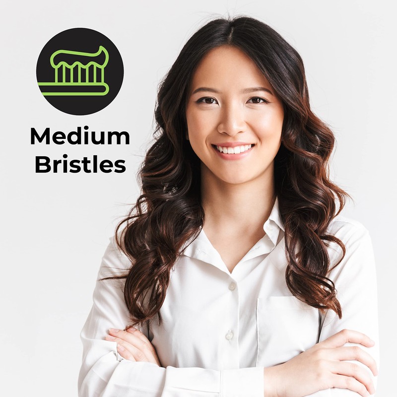 Reach Crystal Clean Toothbrush, Medium Bristles, 1 Count, Pack of