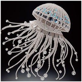 DIADAY Jellyfish 5D Special Shape Diamond Art Kits for Adults, Diamond Painting Kits for Adults, Animal DIY Crystal Rhinestones Diamond Dots and Crafts, Home Wall Decor Gift 12 X 12 Inches