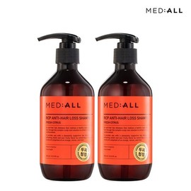 Mediol Scalp Cleaning Hair Loss Dandruff Relief Mildly Acidic Shampoo 300ml Citrus Scent x 2