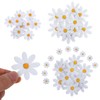 Nogeqi 40 Stück Weiße Blumen Bügelbilder, Gänseblümchen Patches Zum Aufbügeln