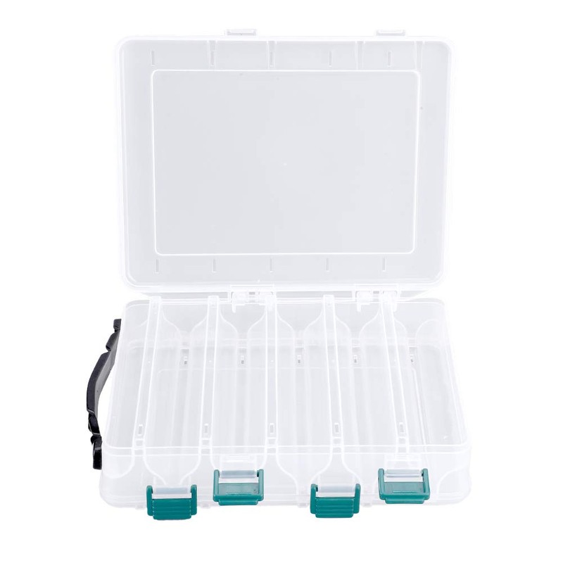 Keenso Fishing Lure Box Lure Holder Lure Storage Box, Plastic
