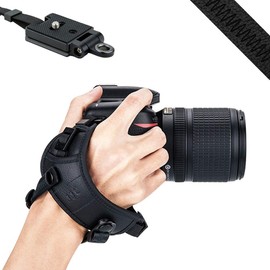 JJC Wrist Strap for DSLR Cameras Canon Nikon (with Arca Swiss Type Plate)