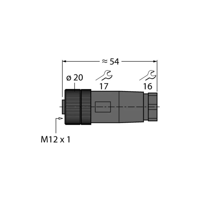 Turck B 8151-0/pg9 Para Actuador Sensor Cableado De Campo