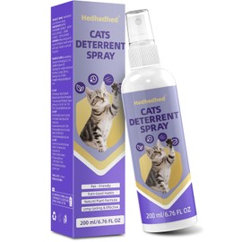 Hedhedhed Cat Deterrent Spray - Effective Repellent Spray for Furniture Protection, Safe Natural Indoor & Outdoor Training Aid to Stop Scratching & Urine Marking (200 ML)