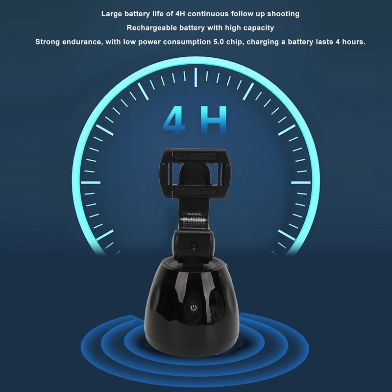 Auto Face Tracking Phone Holder 360 Degree Rotation Face Body