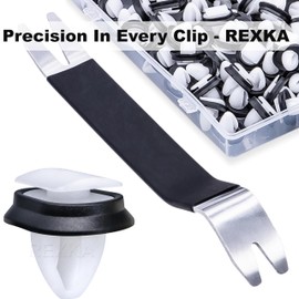 Rexka 51pcs Back Door Trim Moulding Clip Compatible with RAM Chrysler 68093998AA Dodge Ram Promaster 1500 2500 3500 2014 - On 68093998-AA -Auto Trim Panel Remover