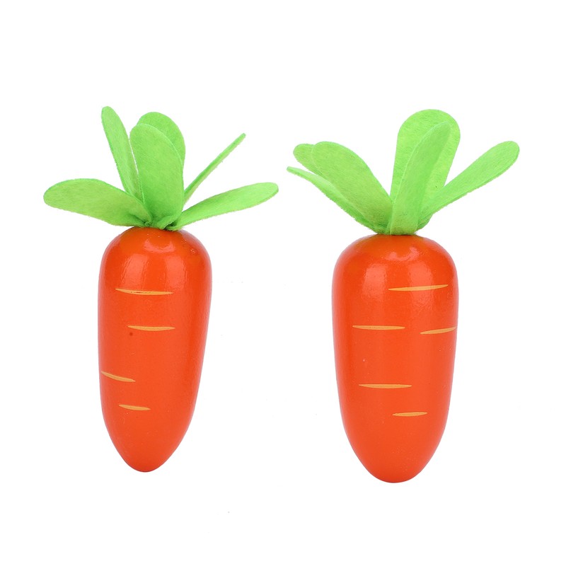 Wooden Pull Carrot Game Number Fine Motor Skill Toy Matching