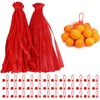LxcshLjx 100Pcs Produce Mesh Bags, 20Inch Reusable Mesh Nylon Netting